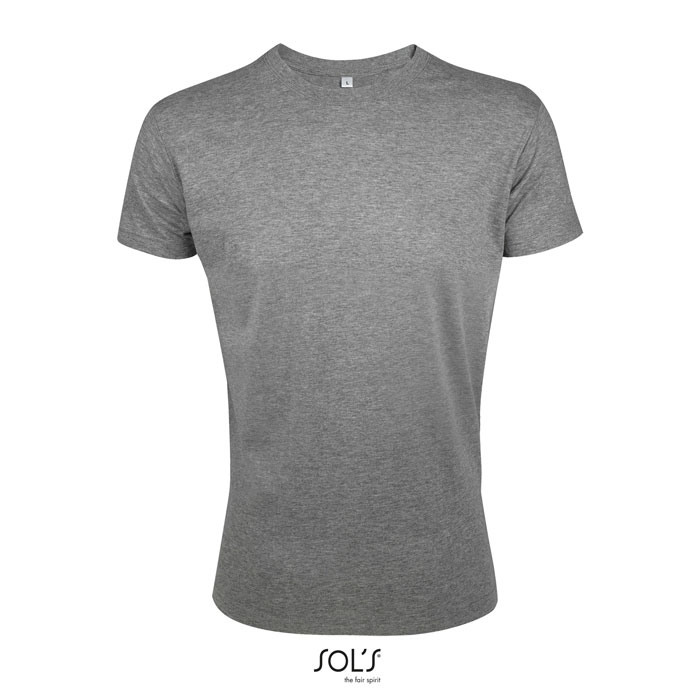 T-shirt homme jersey publicitaire 150g - REGENT FIT Gris chiné